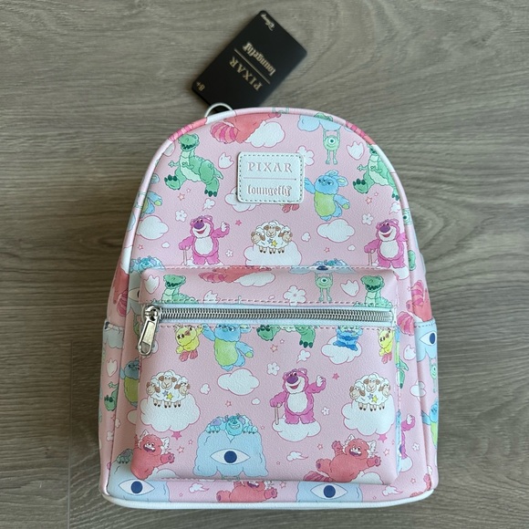 Disney | Accessories | Loungefly X Disney Pixar Characters On Clouds ...
